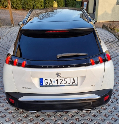 Peugeot 2008 cena 85990 przebieg: 52000, rok produkcji 2021 z Gdynia małe 29